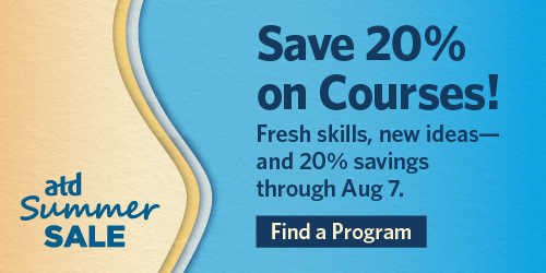 20% off at Association for Talent Development (ATD)